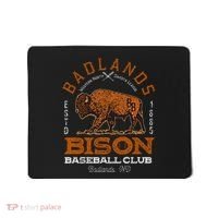 American Bison Baseball Retro Minor League Baseball Team Mousepad thumb 0
