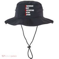 Anti Biden Braindead Idiot Destroying Entire Nation Bucket Hat thumb 0