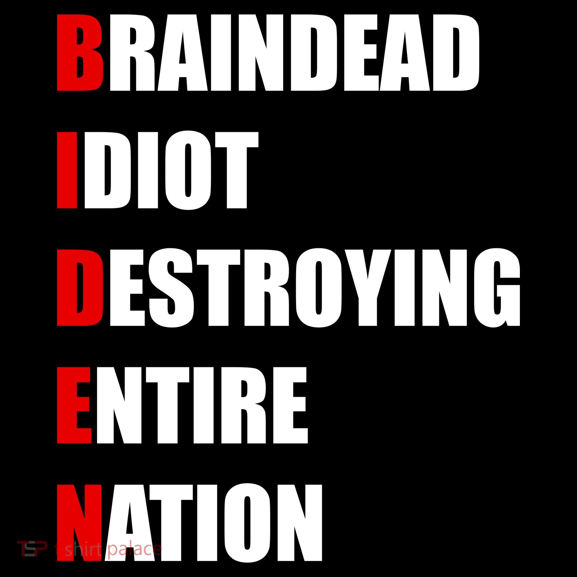 Anti Biden Braindead Idiot Destroying Entire Nation Mousepad