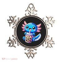 Axolotl Bubble Boba Tea Anime Cute Kawaii Blue Axolotl Ornament thumb 0