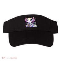 Axolotl Bubble Boba Tea Kawaii Anime Gifts Women Visor thumb 0