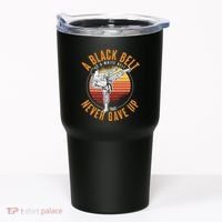 A Black Belt Is A White Belt Never Gave Up Karate Motivation Tumbler thumb 0