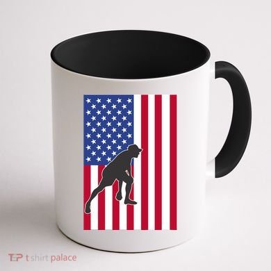 American Bocce Ball Coffee Mug back