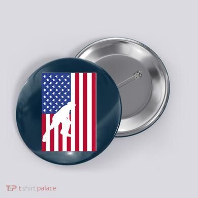 American Bocce Ball Button