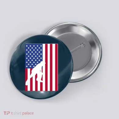 American Bocce Ball Button