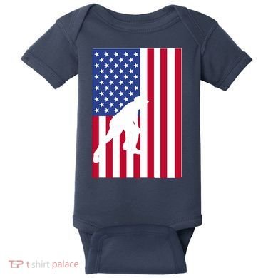 American Bocce Ball Baby Bodysuit