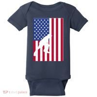 American Bocce Ball Baby Bodysuit thumb 0