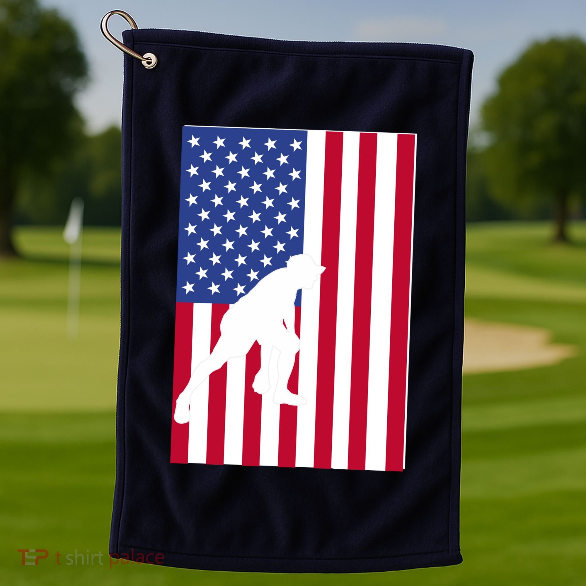 American Bocce Ball Golf Towel