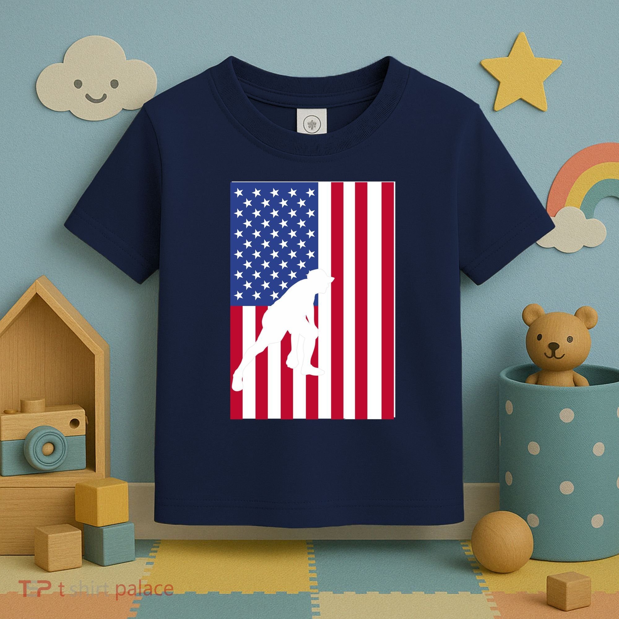 American Bocce Ball Toddler T-Shirt