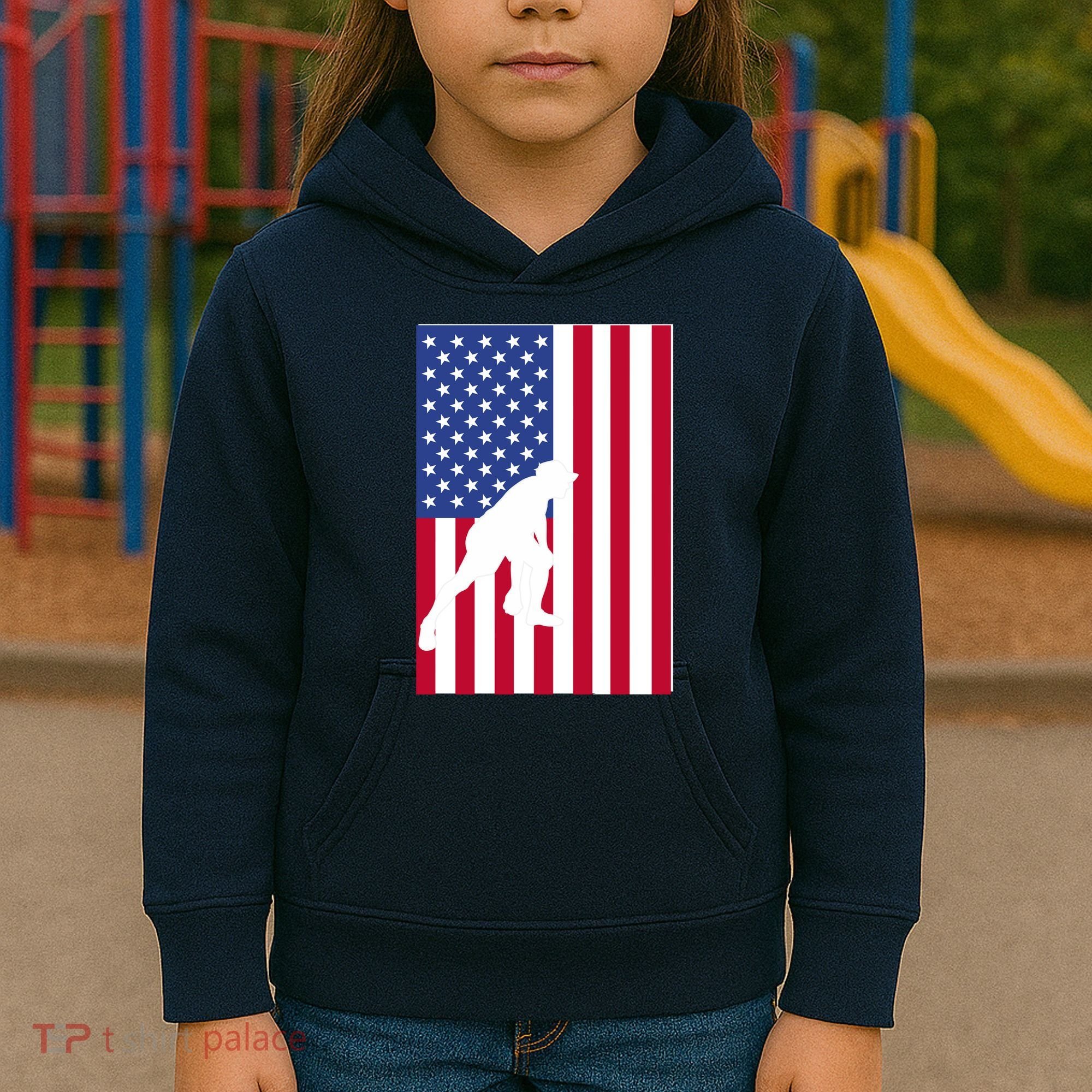 American Bocce Ball Kids Hoodie