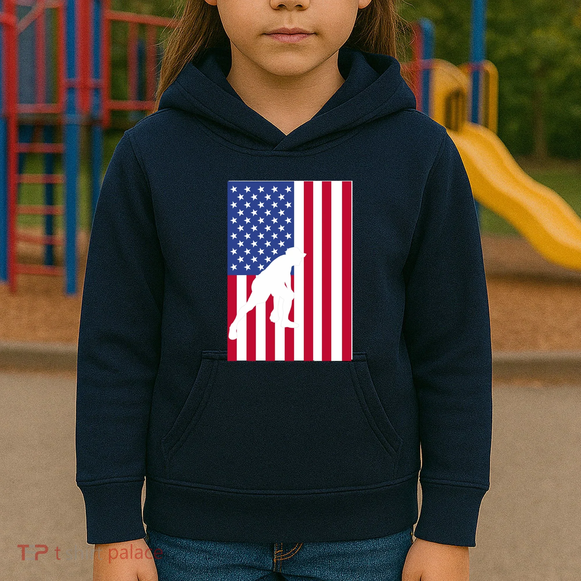 American Bocce Ball Kids Hoodie