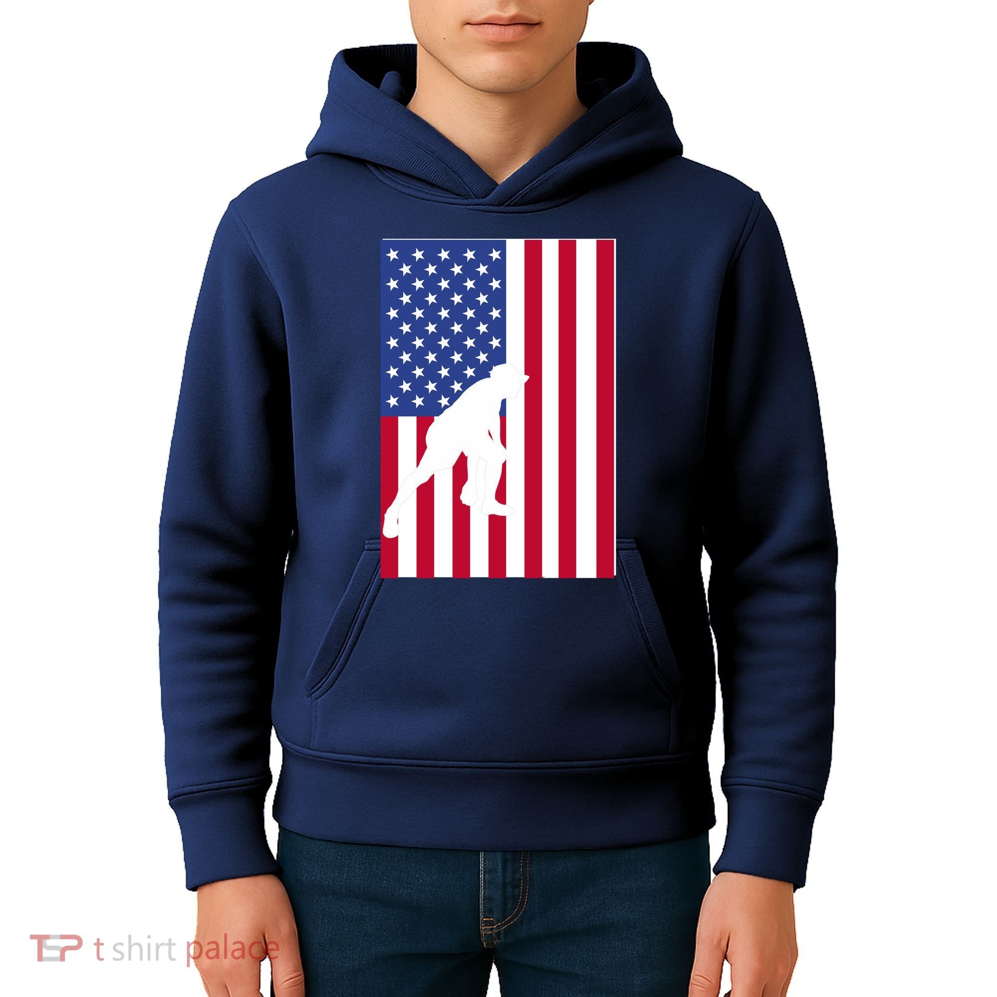 American Bocce Ball Kids Hoodie