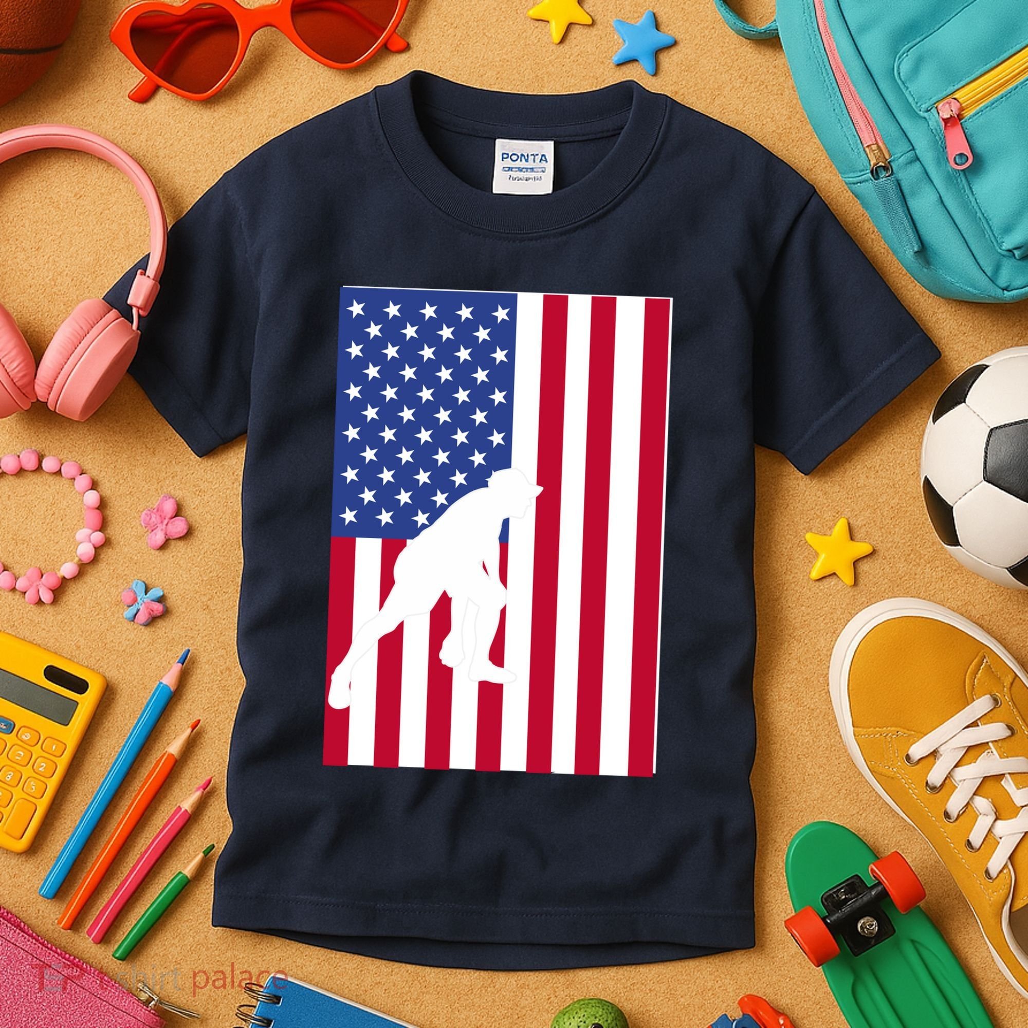 American Bocce Ball Kids T-Shirt