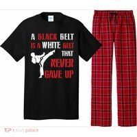 A Black Belt Is A White Belt That Never Gave Up Karate MMA Pajama Set thumb 0