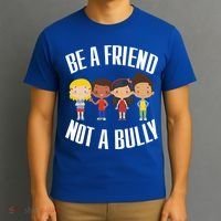 Anti Bullying Be A Friend Not A Bully Kindness T-Shirt thumb 3
