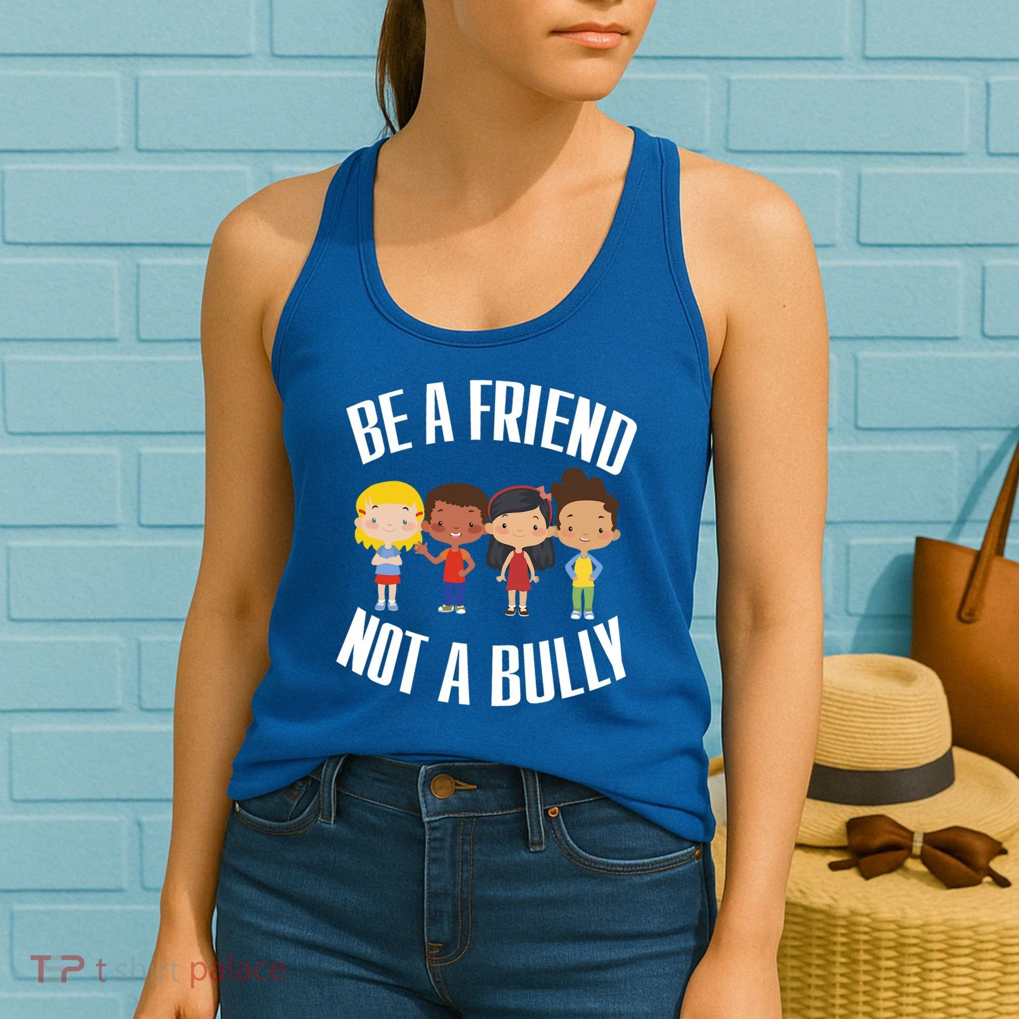 Anti Bullying Be A Friend Not A Bully Kindness Women's Tank Top