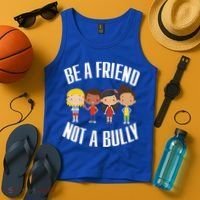 Anti Bullying Be A Friend Not A Bully Kindness Tank Top thumb 4