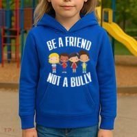 Anti Bullying Be A Friend Not A Bully Kindness Kids Hoodie thumb 3