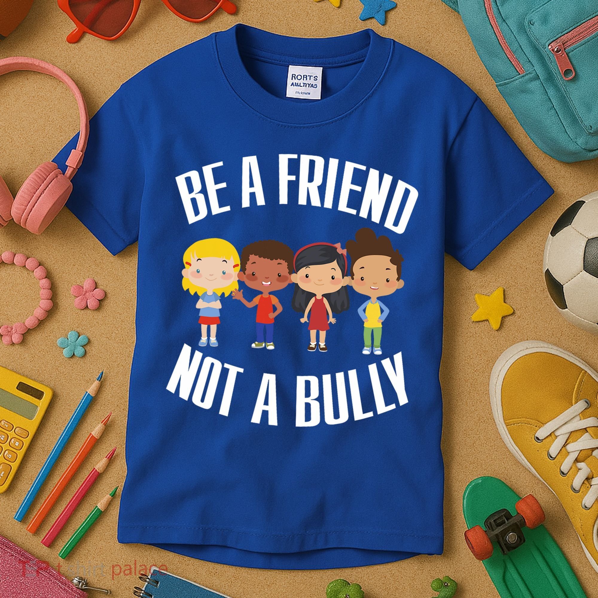 Anti Bullying Be A Friend Not A Bully Kindness Kids T-Shirt