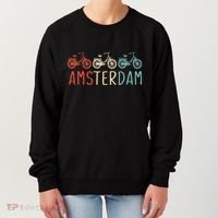 Amsterdam Bike Bicycle City Retro Cycling Gift Women's Sweatshirt thumb 0