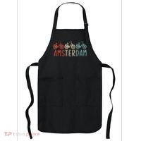Amsterdam Bike Bicycle City Retro Cycling Gift Apron thumb 0