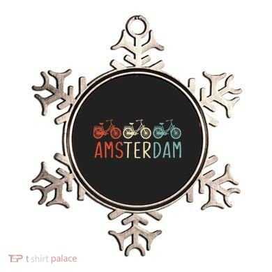 Amsterdam Bike Bicycle City Retro Cycling Gift Ornament