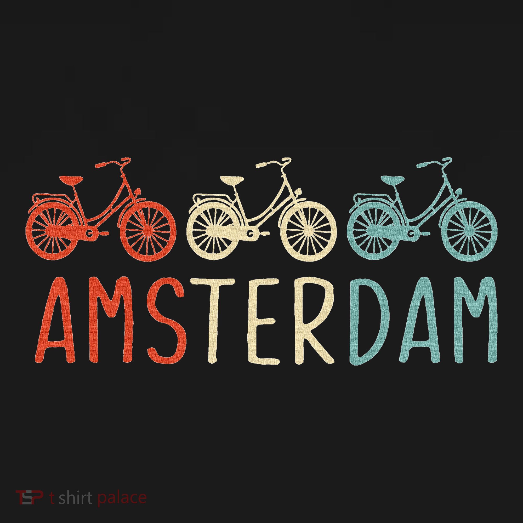 Amsterdam Bike Bicycle City Retro Cycling Gift Baby Bodysuit