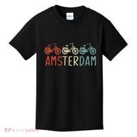 Amsterdam Bike Bicycle City Retro Cycling Gift Kids T-Shirt thumb 0