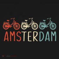 Amsterdam Bike Bicycle City Retro Cycling Gift Tote Bag thumb 4