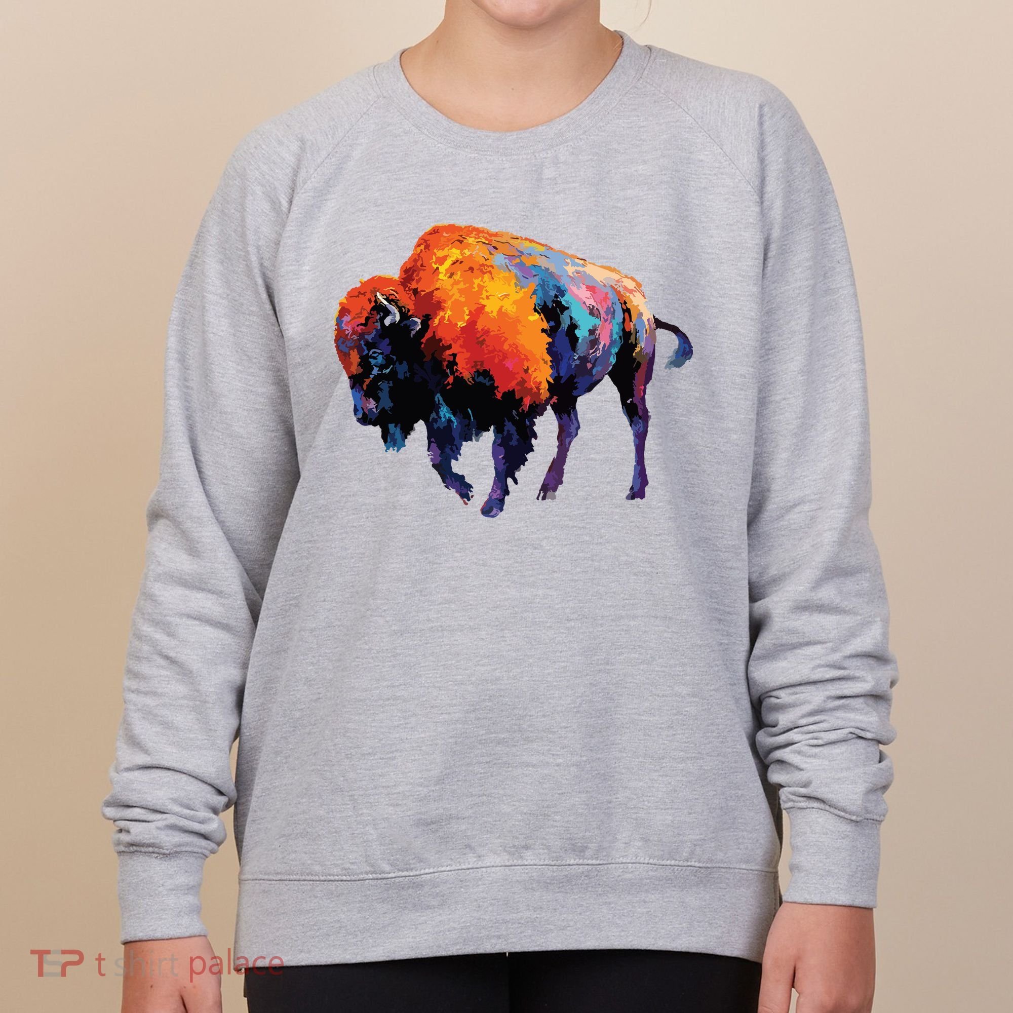 American Buffalo Buffalo American Bison Women's Sweatshirt