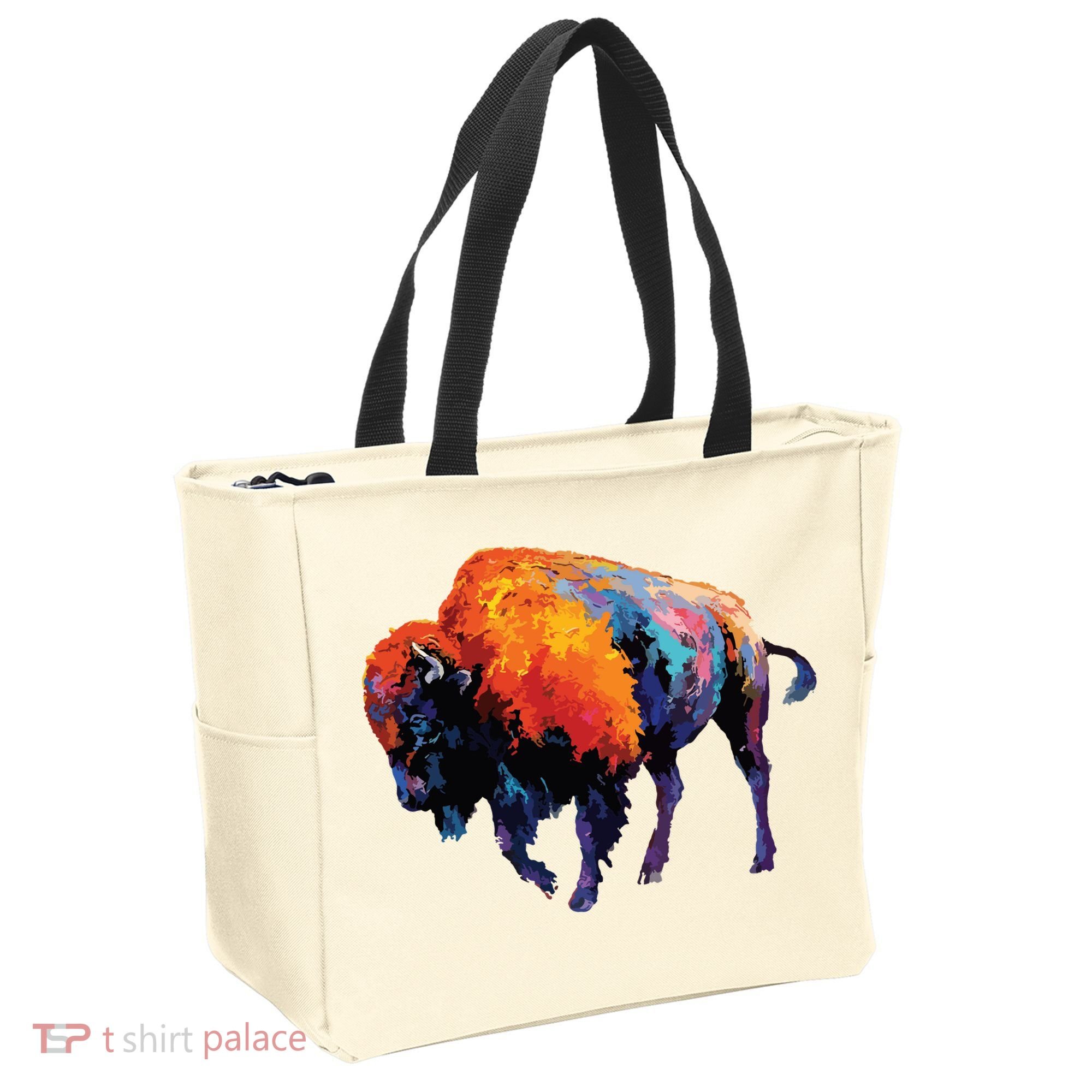 American Buffalo Buffalo American Bison Tote Bag