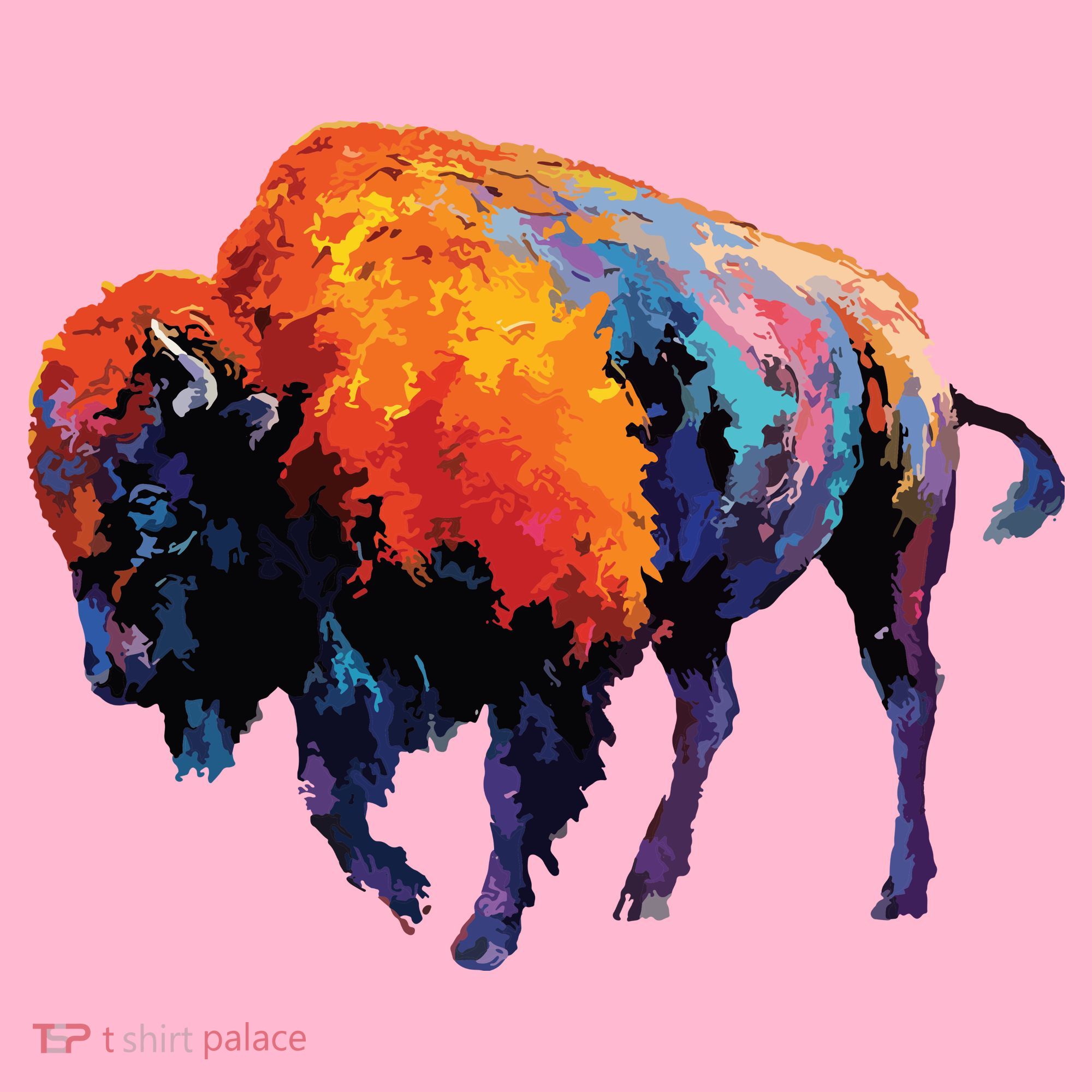 American Buffalo Buffalo American Bison Coaster