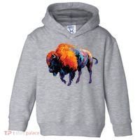 American Buffalo Buffalo American Bison Toddler Hoodie thumb 0