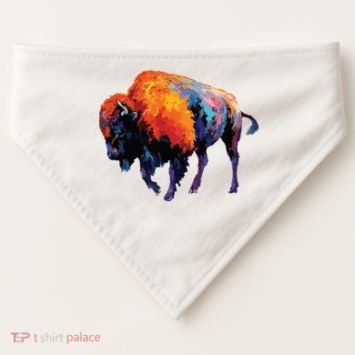 American Buffalo Buffalo American Bison USA-Made Doggie Bandana