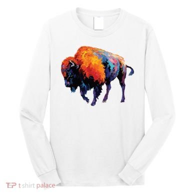 American Buffalo Buffalo American Bison Long Sleeve Shirt