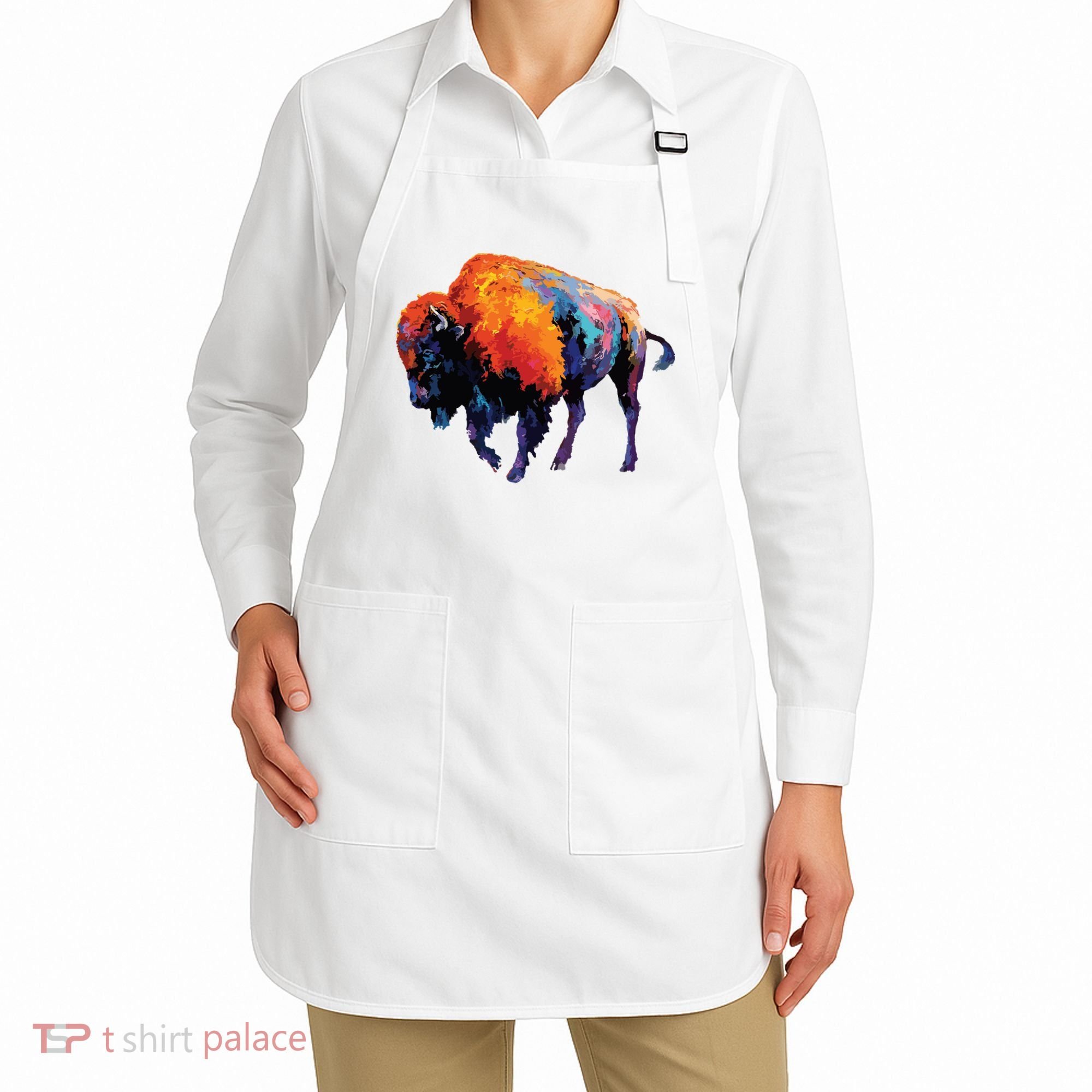 American Buffalo Buffalo American Bison Apron