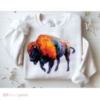 American Buffalo Buffalo American Bison Sweatshirt thumb 2