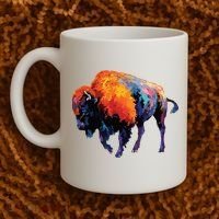 American Buffalo Buffalo American Bison Coffee Mug thumb 2