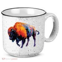 American Buffalo Buffalo American Bison 15oz Campfire Ceramic Mug thumb 0