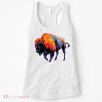 American Buffalo Buffalo American Bison Women's Tank Top thumb 0