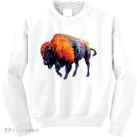 American Buffalo Buffalo American Bison Kids Sweatshirt thumb 0