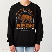 American Bison Baseball Retro Minor League Baseball Team Women's Sweatshirt thumb 0