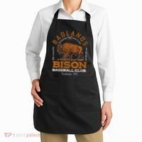 American Bison Baseball Retro Minor League Baseball Team Apron thumb 2