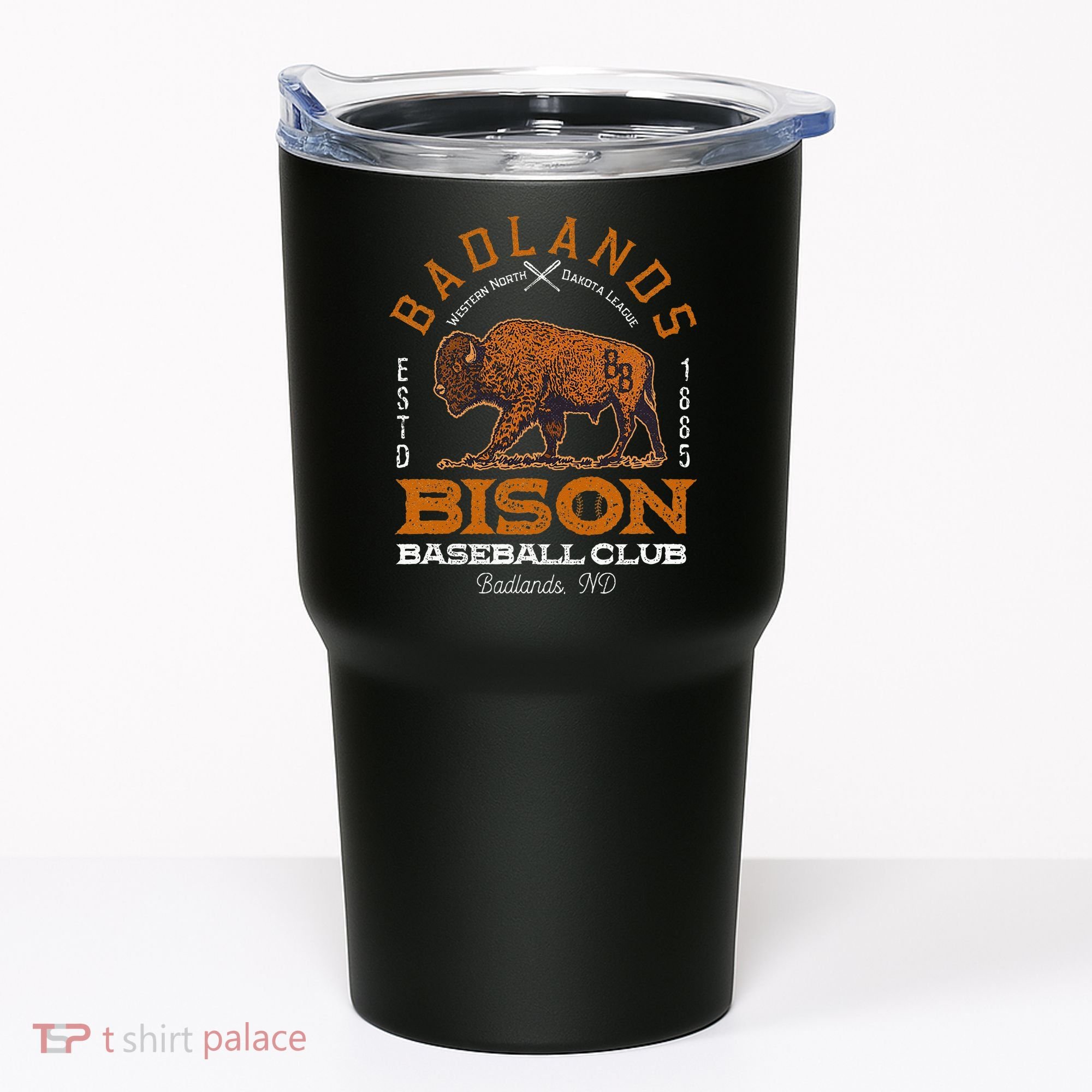 American Bison Baseball Retro Minor League Baseball Team Tumbler