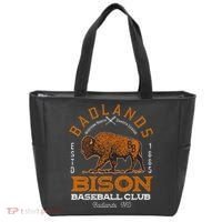 American Bison Baseball Retro Minor League Baseball Team Tote Bag thumb 0