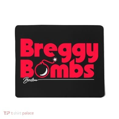 Alex Bregman Boston Baseball Breggy Bombs Mousepad