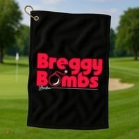Alex Bregman Boston Baseball Breggy Bombs Golf Towel thumb 1