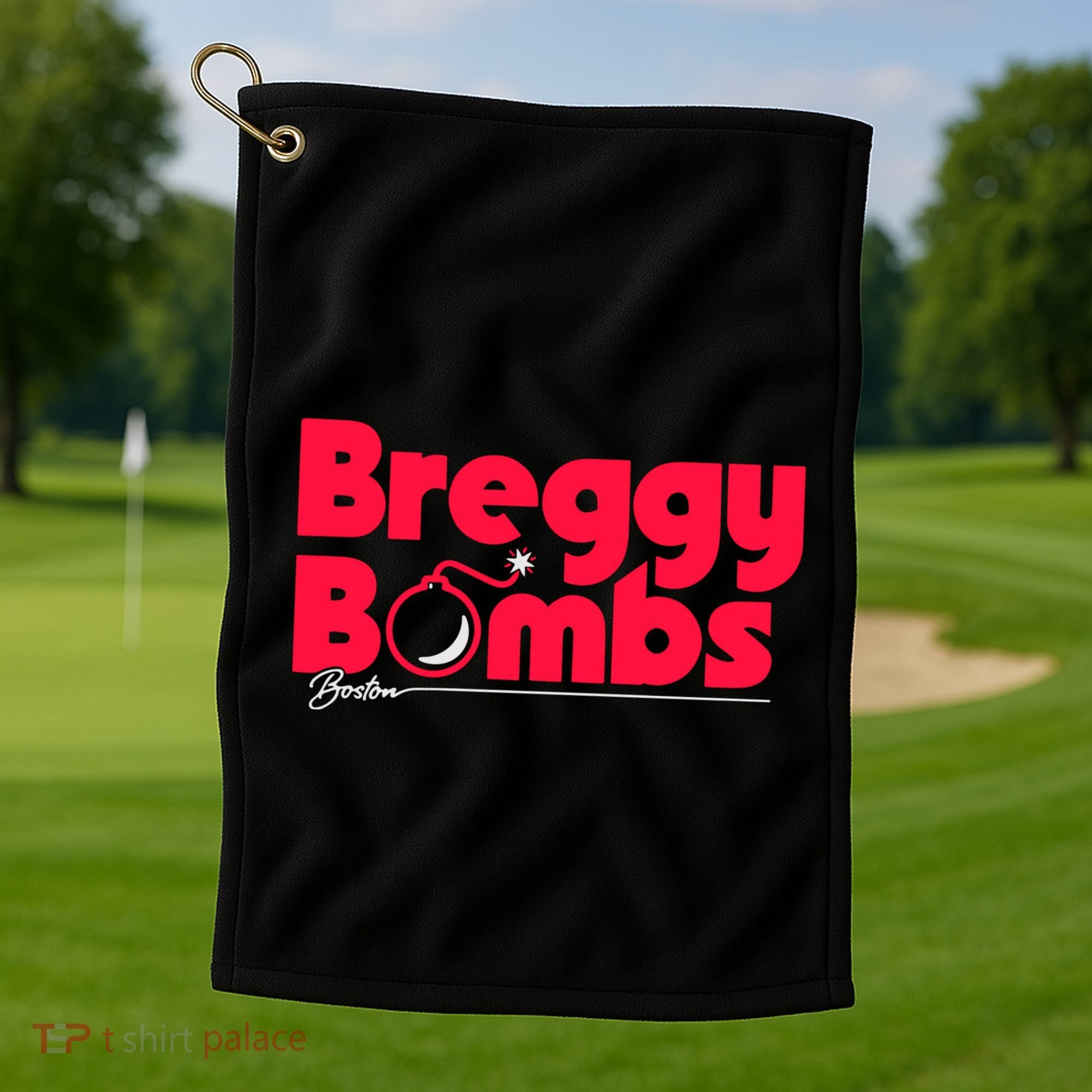 Alex Bregman Boston Baseball Breggy Bombs Golf Towel