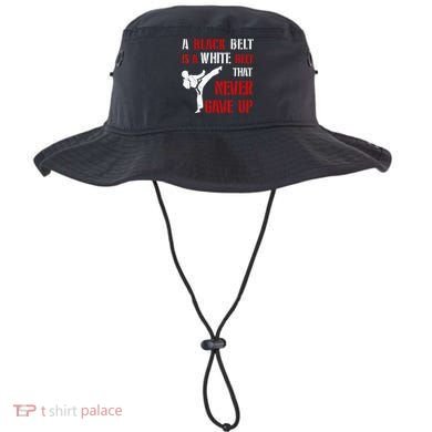 A Black Belt Is A White Belt That Never Gave Up Karate MMA Bucket Hat