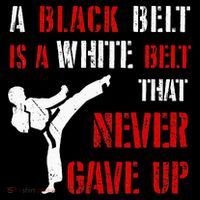 A Black Belt Is A White Belt That Never Gave Up Karate MMA Coffee Mug thumb 5